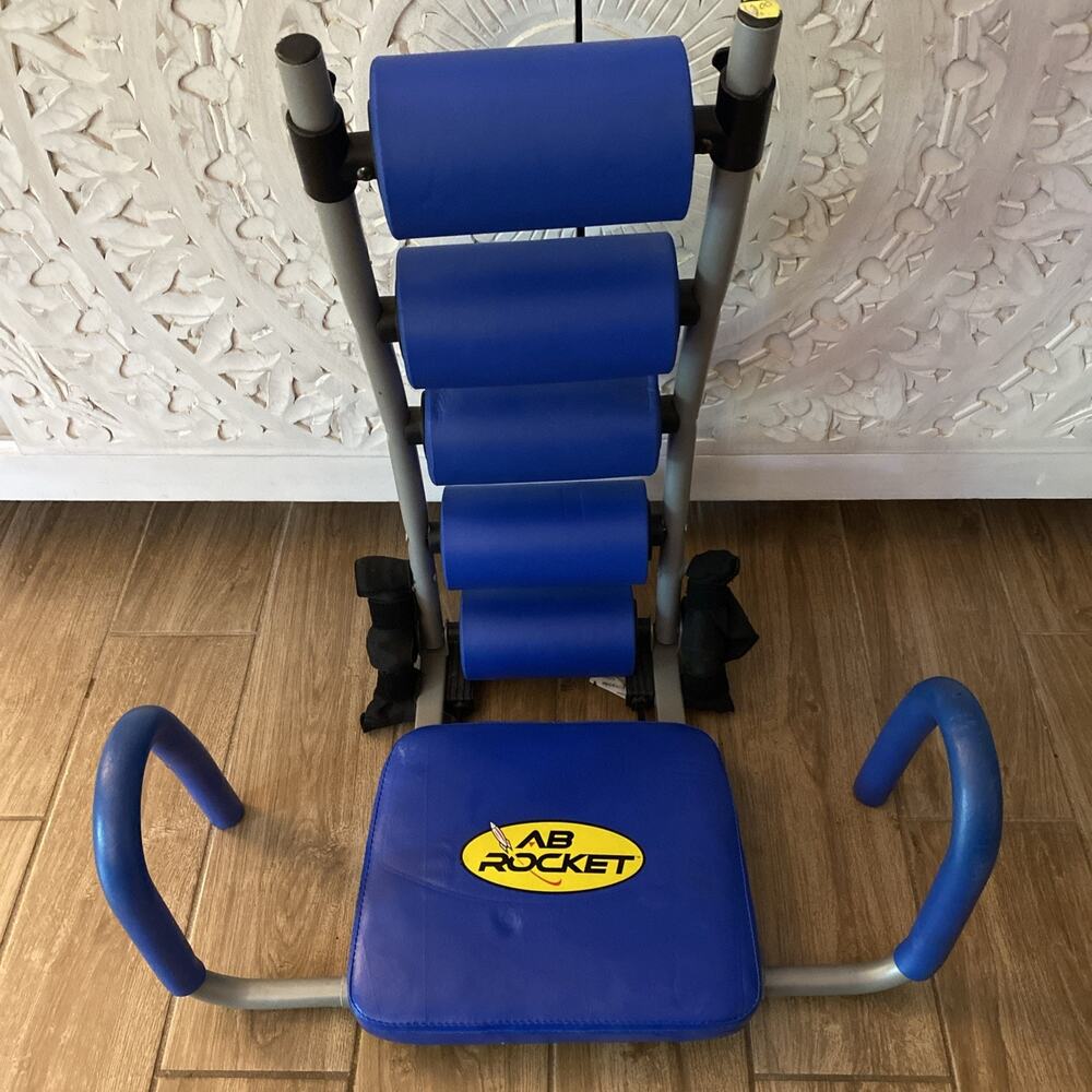 Original Blue Ab Rocket Abdominal Trainer Core Strength Workout Home Gym